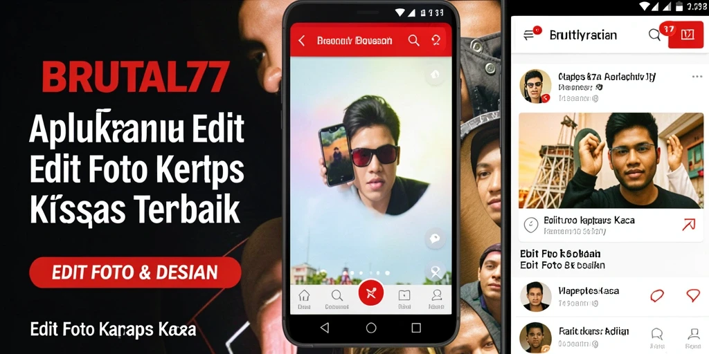 Tampilan antarmuka BRUTAL77 yang intuitif dan mudah digunakan.